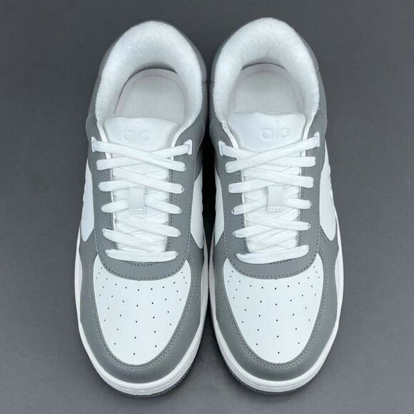 Alo Yoga Thick-Sole White Sneakers (Men's Gray) - Picture 1 of 9